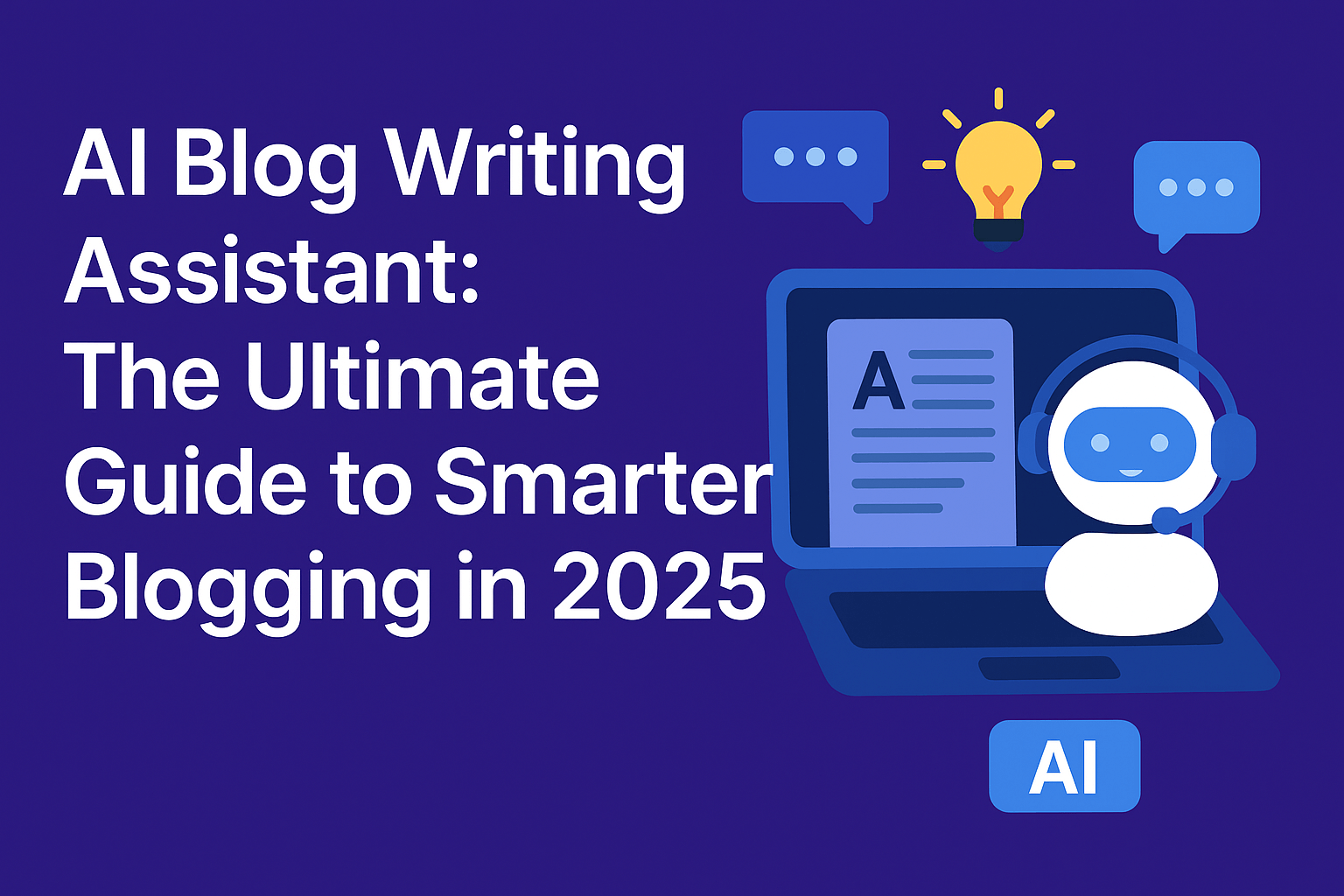 AI blog writing assistant
