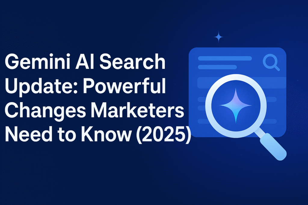 Gemini AI search update