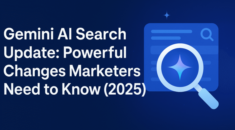 Gemini AI search update