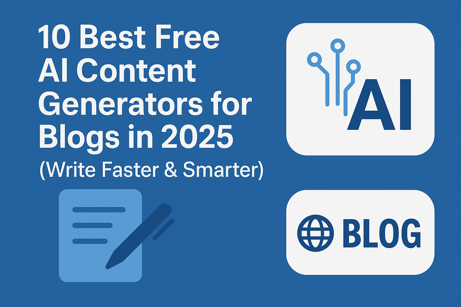 free AI content generator for blog