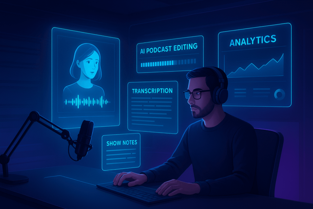 AI podcast creation tools 2025