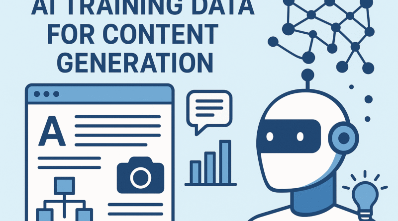 AI training data for content generation