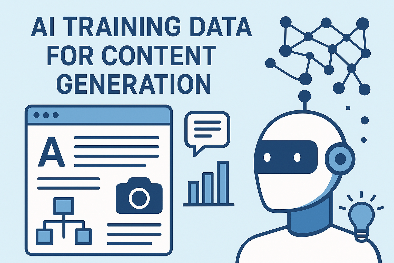 AI training data for content generation